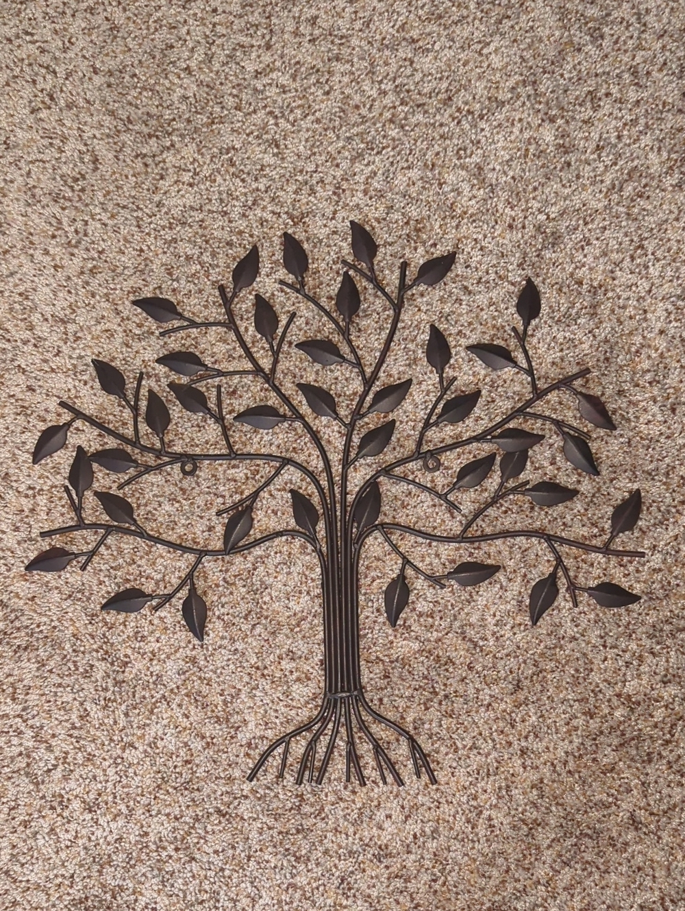 Metal Tree Wall Art - Black Decorative Wall Decor